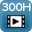 300-hour video file storage on SD card of maximum capacity
